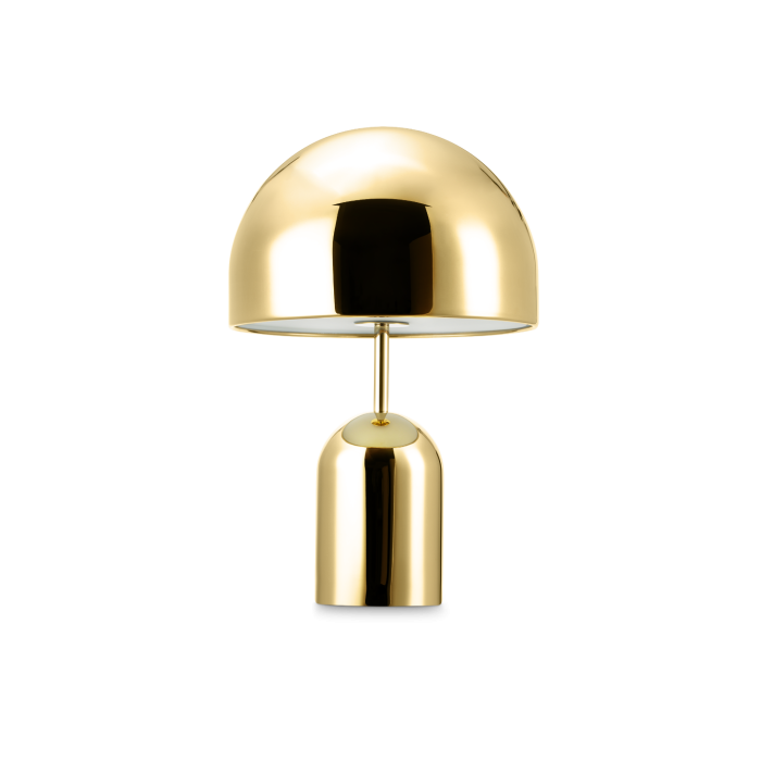 Plated Steel LED Table Lamp BELL by Tom Dixon #Gold