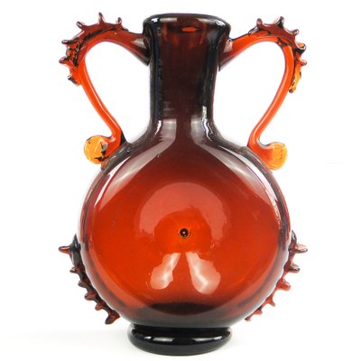 Belly Button Vase by J. Słuczan-Orkusz for Cracow Institute for Glassworks, 1970s-BKO-1823946