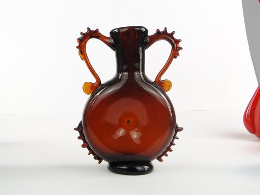 Belly Button Vase by J. Słuczan-Orkusz for Cracow Institute for Glassworks, 1970s-BKO-1823946