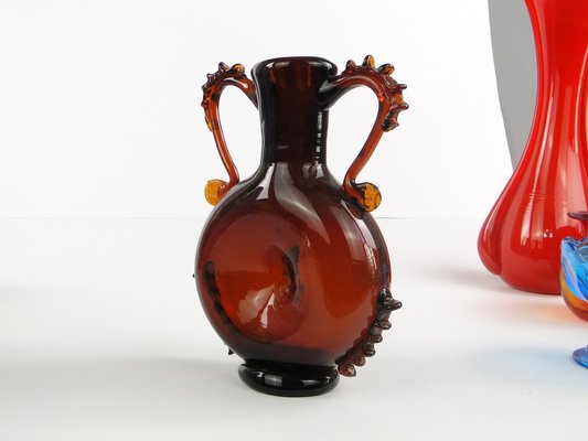 Belly Button Vase by J. Słuczan-Orkusz for Cracow Institute for Glassworks, 1970s-BKO-1823946