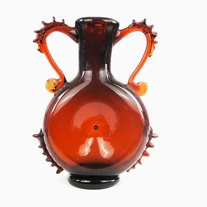 Belly Button Vase by J. Słuczan-Orkusz for Cracow Institute for Glassworks, 1970s-BKO-1823946