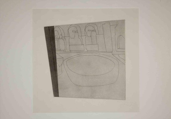 Ben Nicholson, Torcello II, Etching, 1967-ZCI-1769927