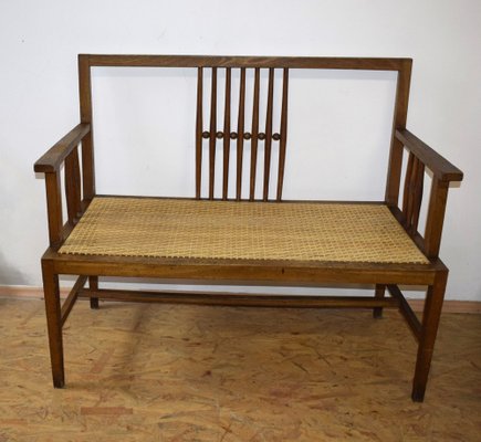 Bench by Wilhelm Schmidt for Prague Rudniker, 1890s-VA-1794607