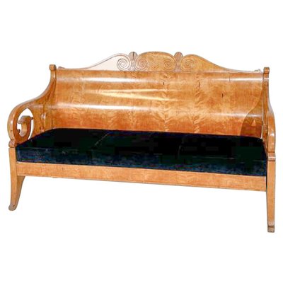 Bench in Birch Veneer, Russia, Early 19th Century-FGA-1754130