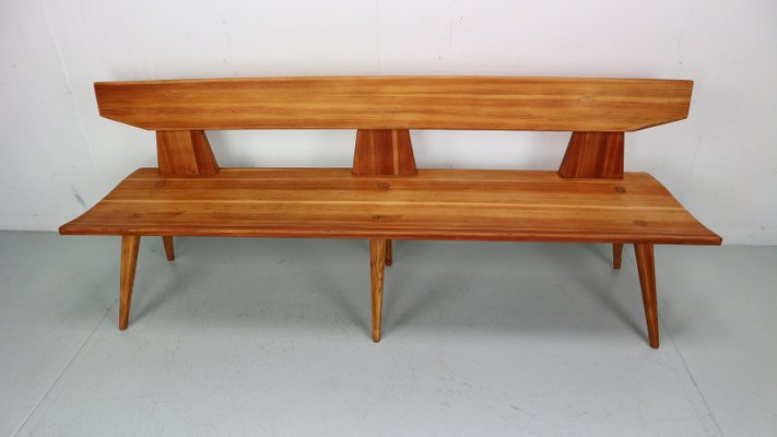 Bench in Pine Wood by Jacob Kielland Brandt for Christiansen, 1960s-DT-2026114