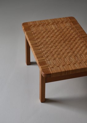 Benches in Oak and Rattan Cane attributed to Børge Mogensen for Fredericia, Denmark, 1967, Set of 2-WRF-1754799