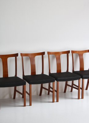 Benedikte Dining Chairs in Mahogany by Ole Wanchen for A.J. Iverse, 1942, Set of 6-WRF-1249410