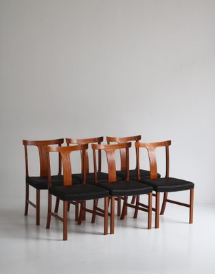 Benedikte Dining Chairs in Mahogany by Ole Wanchen for A.J. Iverse, 1942, Set of 6-WRF-1249410