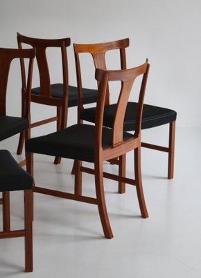 Benedikte Dining Chairs in Mahogany by Ole Wanchen for A.J. Iverse, 1942, Set of 6-WRF-1249410