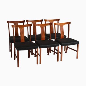 Benedikte Dining Chairs in Mahogany by Ole Wanchen for A.J. Iverse, 1942, Set of 6-WRF-1249410