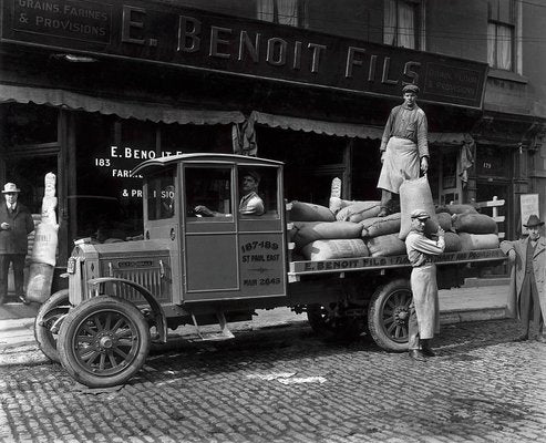 Benoit Fils, Clydesdale Truck, Montreal, Archival Fine Art Print, 1920-OBQ-2022273