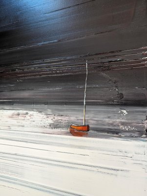 Benoit Guerin, La barque rouge, 2024, Acrylic on Canvas-QNR-1790613