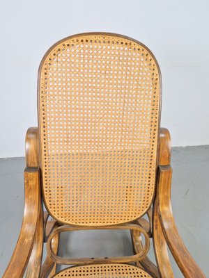 Bentwood and Cane Rocking Chair, 1970s-AXJ-2021935