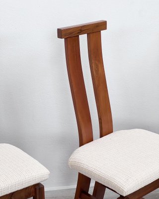 Bentwood and Fabric Chairs, 1970s, Set of 4-GTS-1702082