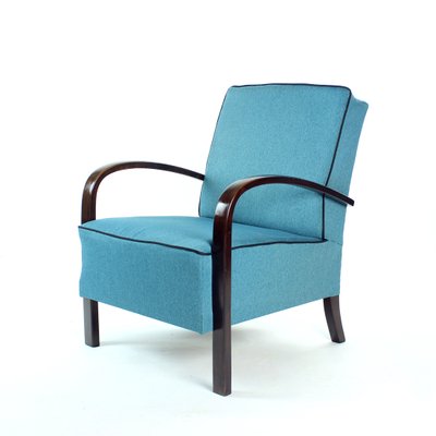 Bentwood Armchair from Thonet, Czechoslovakia, 1940s-UL-1078303