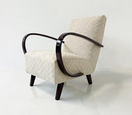 Bentwood Armchairs attributed to Jindrich Halabala, Czech Republic, 1940s, Set of 2-FGA-1704257