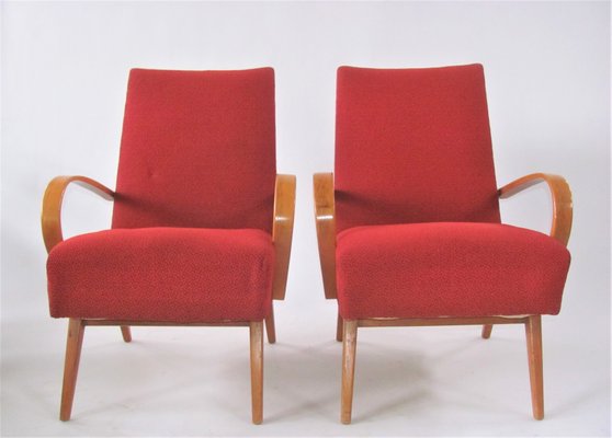 Bentwood Armchairs by Smidek for Jitona, Czechoslovakia, 1960s, Set of 2-ZWG-1291059