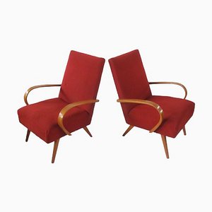 Bentwood Armchairs by Smidek for Jitona, Czechoslovakia, 1960s, Set of 2-ZWG-1291059