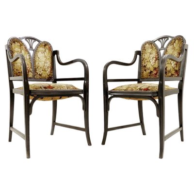 Bentwood Armchairs from Thonet, Austria, 1900s, Set of 2-FGA-1001132