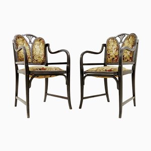 Bentwood Armchairs from Thonet, Austria, 1900s, Set of 2-FGA-1001132