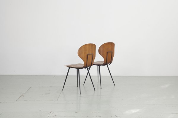 Bentwood Chairs by Carlo Ratti, Italy, 1950s, Set of 2-AA-1764476