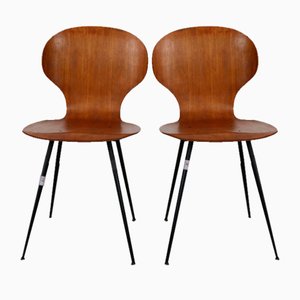 Bentwood Chairs by Carlo Ratti, Italy, 1950s, Set of 2-AA-1764476