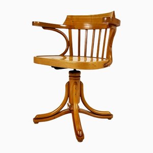 Bentwood Desk Chair from ZPM Radomsko, 1950s-RMX-1334274