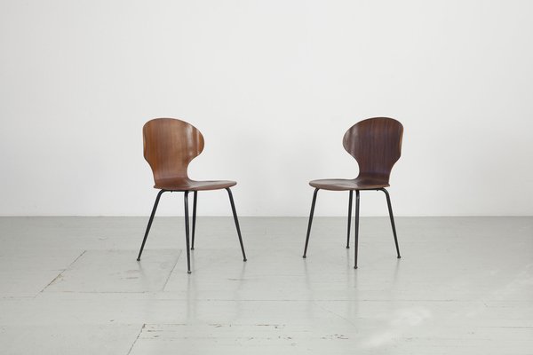 Bentwood Dining Chairs by Carlo Ratti, Italy, 1950s, Set of 2-AA-1764631