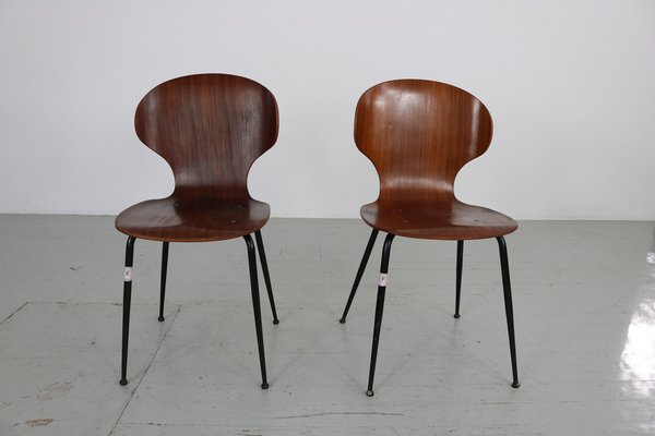 Bentwood Dining Chairs by Carlo Ratti, Italy, 1950s, Set of 2-AA-1764631