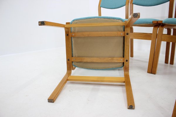 Bentwood Dining Chairs, Denmark, 1960s, Set of 6-TZ-1448521