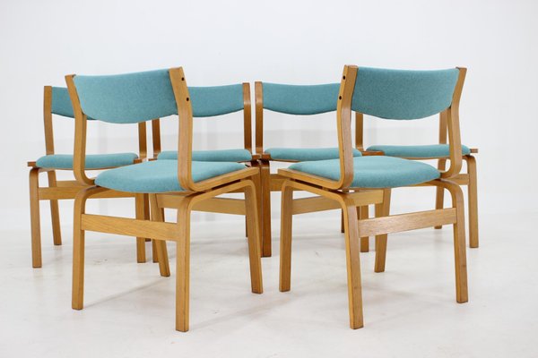 Bentwood Dining Chairs, Denmark, 1960s, Set of 6-TZ-1448521