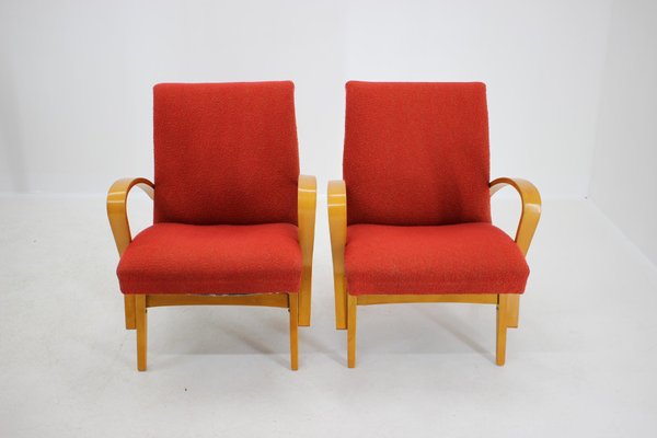 Bentwood Lounge Chairs by Frantisek Jirak, 1960s, Set of 2-TZ-640917