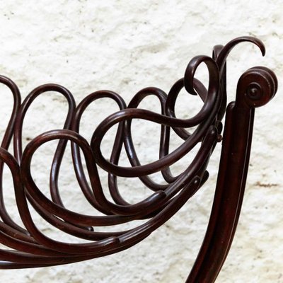 Bentwood Modernist Cradle attributed to Ventura Feliu, 1930s-WM-1388251