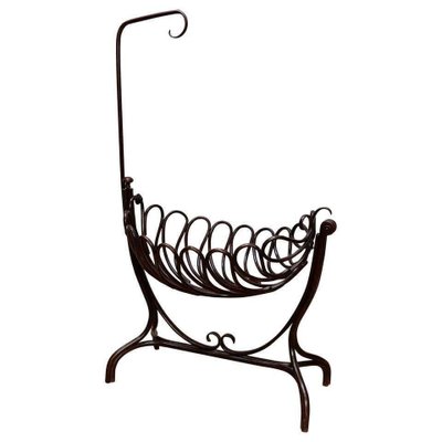 Bentwood Modernist Cradle attributed to Ventura Feliu, 1930s-WM-1388251