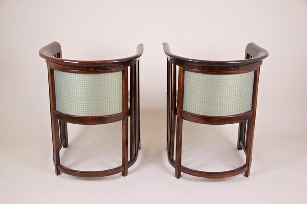 Bentwood Sofa and Chairs by Josef Hoffmann for J&J Kohn, Transxion 1903, Set of 3-TQA-1322240