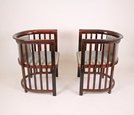 Bentwood Sofa and Chairs by Josef Hoffmann for J&J Kohn, Transxion 1903, Set of 3-TQA-1322240