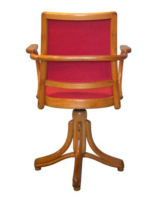 Bentwood Swivel Armchair by Ligna Prague, 1950s-BAR-1315326