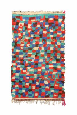 Berber Azilal Multicolored Rug in Wool, Morocco-JNO-2023487