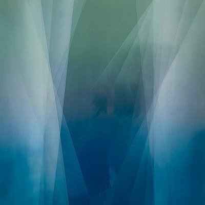 Bernadette Jiyong Frank, Refraction of Blue and Green, Oil & Resin-MDB-1803650