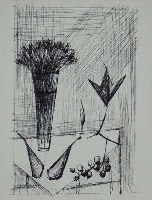 Bernard Buffet, Still Life, 20th Century, Drypoint-KHH-1387623