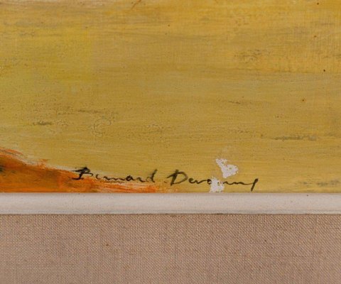 Bernard Devanne, At the Edge of the Water, Wood, Framed-QKG-1734604