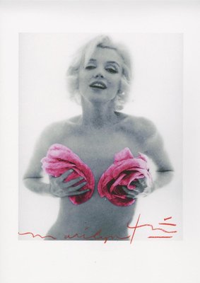 Bert stern "Marilyn Monroe classic Pink roses " 2011 2011-ICD-795613