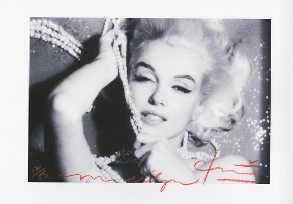 Bert Stern, Marilyn Monroe The Last Sitting Pearls 3, 2011, Black & White Photograph-ICD-696792