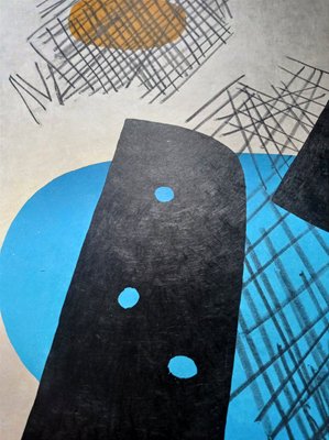 Berto Lardera, Abstract Geometric Composition 2, Original Lithograph, 1970-NRC-1794873