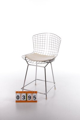 Bertoia Bar Stool With Original Cushion by Harry Bertoia for Knoll Inc., 1970-EZZ-1257252