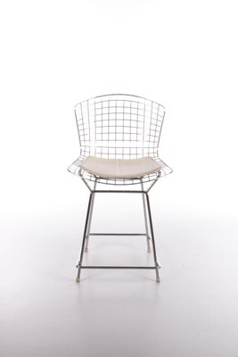 Bertoia Bar Stool With Original Cushion by Harry Bertoia for Knoll Inc., 1970-EZZ-1257252