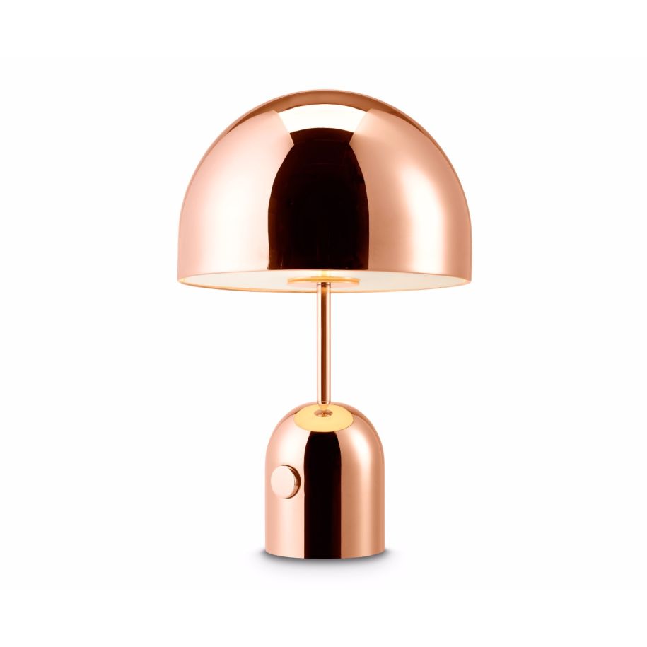 Plated Steel LED Table Lamp BELL by Tom Dixon #Light Copper