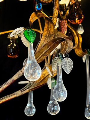 Bette Davis Fruits Murano Chandelier, 1950s-OVO-1740763