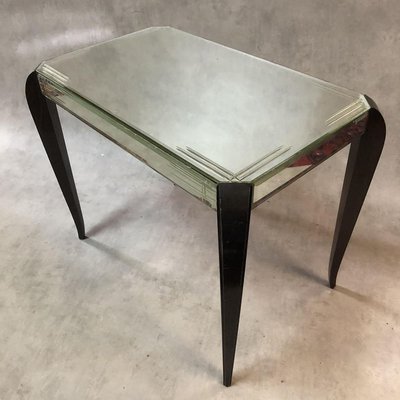 Beveled Glass Coffee Table from Mobiglace, 1940s-SDV-728824