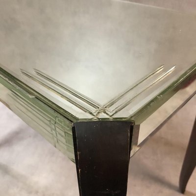 Beveled Glass Coffee Table from Mobiglace, 1940s-SDV-728824